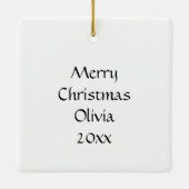 Viool, Bladmuziek en een Vaas van Bloemen Keramisch Ornament (Achterkant)