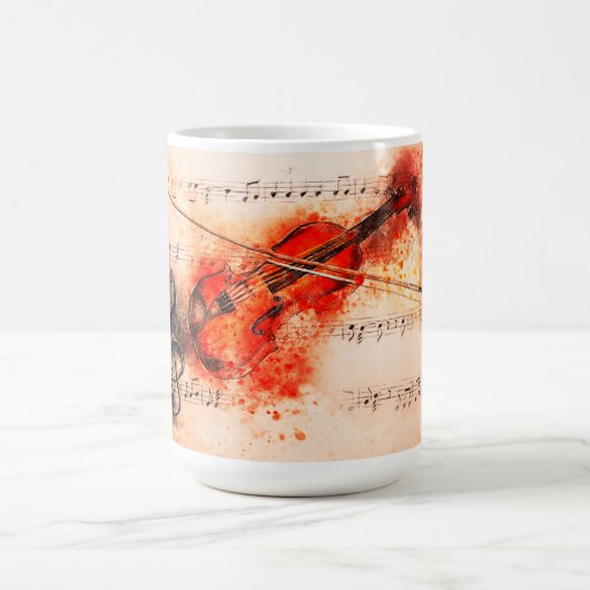 Viool Bladmuziek Mok 15 oz (Center)