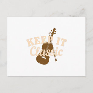 Viool - Blijf Klassiek Briefkaart