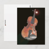 viool briefkaart (Voorkant / Achterkant)