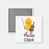 Viool Chick Magnet (Voorkant / Achterkant)