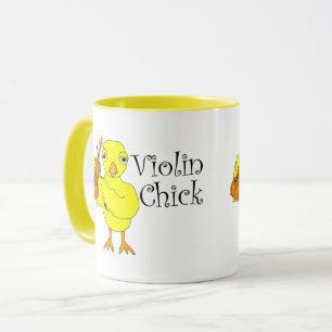 Viool Chick Tekst Mok