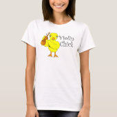 Viool Chick Tekst T-shirt (Voorkant)