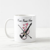 Viool Custom Wedding Mok Violinist Musician Gift (Links)