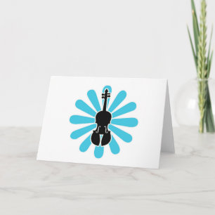 Viool Daisy Notecards Kaart