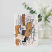 Viool en Bladmuziek | Georges Braque | Briefkaart (Staand voorkant)