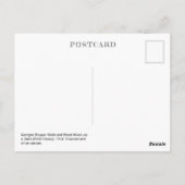 Viool en Bladmuziek | Georges Braque | Briefkaart (Achterkant)