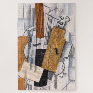 Viool en Bladmuziek   Georges Braque   Legpuzzel