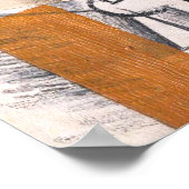 Viool en Bladmuziek | Georges Braque | Poster (Hoek)