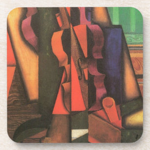 Viool en gitaar door Juan Gris, Vintage Cubisme Ku Onderzetter
