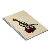 Viool en Rozen Notitieboek (Rechterzijde)