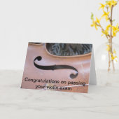 viool examen kaart (Gele Bloem)