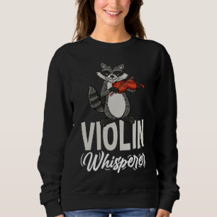 Viool fluisteraar wasbeer violist trui