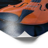 Viool Foto Close-up Afdruk (Hoek)