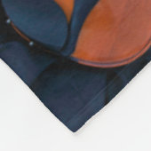 Viool Foto Close-up Fleece Deken (Hoek)