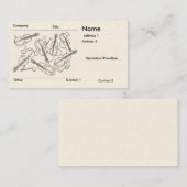 viool Gewoon een beetje. Visitekaartje (Voorkant / Achterkant)