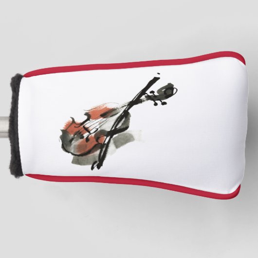 Viool Golfheadcover (Voorkant)
