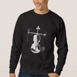Viool Grafische Cello Bluegrass Muziek Trui