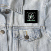 Viool - Heer Van De Snaarinstrumenten Vierkante Button 5,1 Cm (In situ)