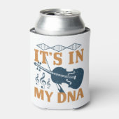 Viool - Het Zit In Mijn DNA Blikjeskoeler (Blikje Voorkant)