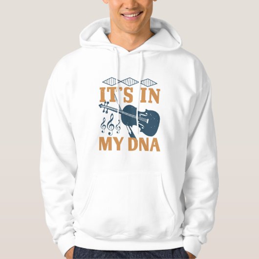 Viool - het zit in mijn DNA Hoodie (Voorkant)