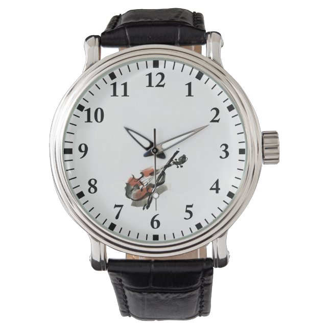 Viool Horloge (Voorkant)