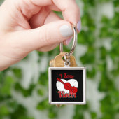 Viool - Ik hou van viool Sleutelhanger (Hand)
