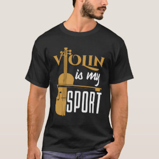 Viool is mijn sport instrument violist cadeau viol t-shirt