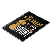 Viool Is Mijn Sport Notitieboek (Linkerzijde)