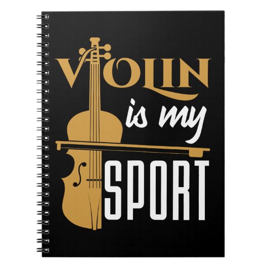 Viool Is Mijn Sport Notitieboek (Voorkant)