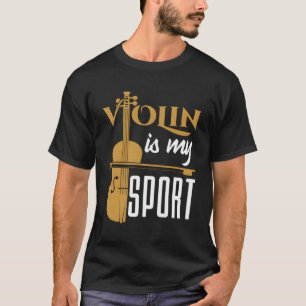 Viool is mijn sport Schattigee violiste concertmuz T-shirt