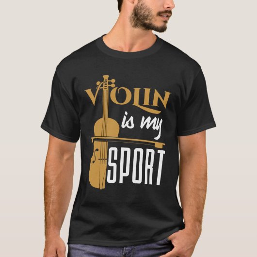 Viool Is Mijn Sport T-shirt (Voorkant)