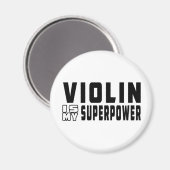Viool is mijn Superpower Magneet (Voorkant / Achterkant)