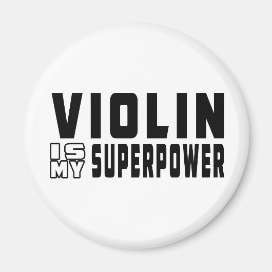 Viool is mijn Superpower Magneet (Voorkant)