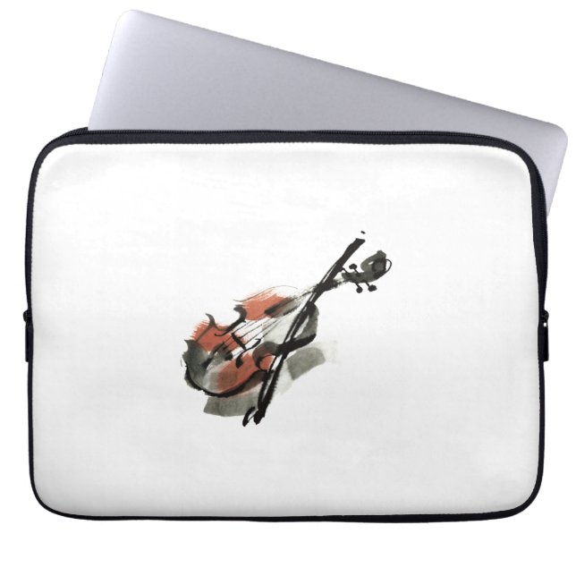 Viool Laptop Sleeve (Voorkant)