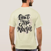 Viool mannen T-shirt viool (Achterkant)