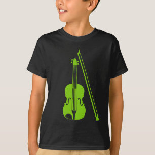 Viool - Martiaans groen T-shirt