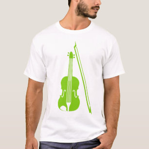 Viool - Martiaans groen T-shirt