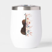Viool met bloemen. (Voorkant)