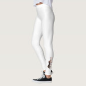 Viool met bloemen. leggings (Links)