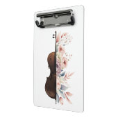Viool met bloemen. mini klembord (Angled2)