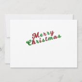 Viool met Kerstmis, Prettig Kerstfeest, kaart (Achterkant)