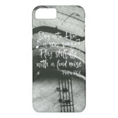 Viool, muziek met Psalmen Bijbelvers Case-Mate iPhone Case (Achterkant)