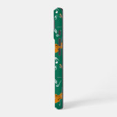 Viool Muziek Notitie Patroon iPhone 16 Hoesje (Linkerkant)