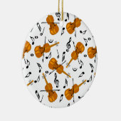 Viool Muziek Notitie Patroon Keramisch Ornament (Rechts)