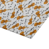 Viool Muziek Notitie Patroon Snijplank (Hoek)