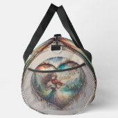 Viool Muziek Rustiek Hart Meisje Groot Plunjezak (Rechts)