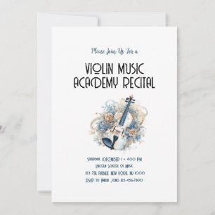 Viool Muziekacademie Speciale jaarlijkse overwegin Kaart