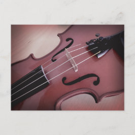 Viool muziekinstrument foto briefkaart