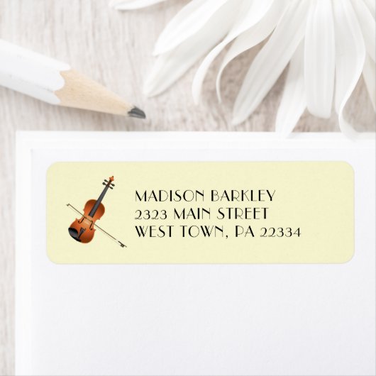 Viool Muziekleraar Strijkorkest Etiket (Insitu)